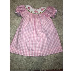 Bunny smocked dress